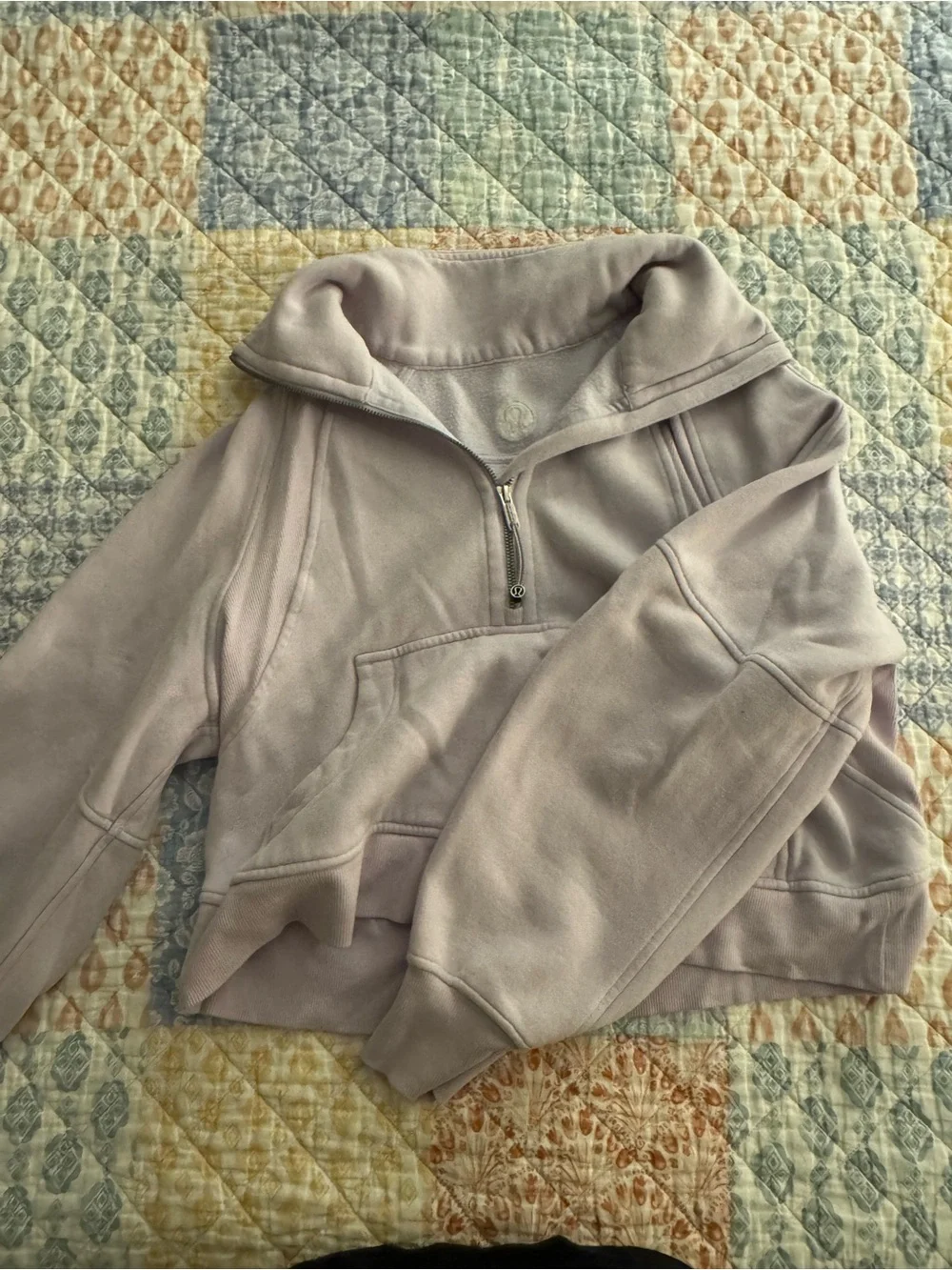 lululemon athletica Lavender Half-Zip Pullover Hoodie